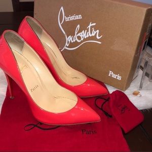 💯 Authentic Christian Louboutin 100mm Pigalle